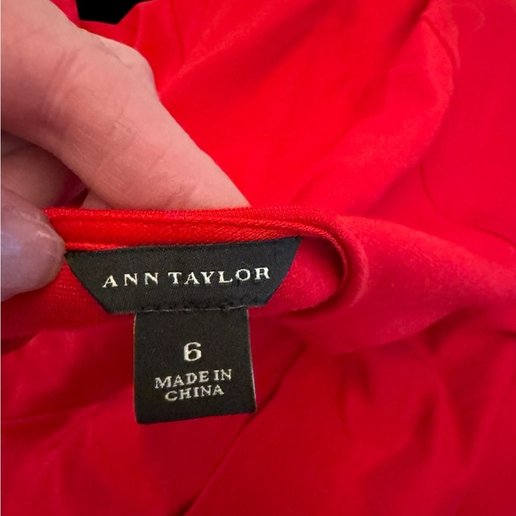 Ann Taylor Vibrant Red Dress - Picture 5 of 7